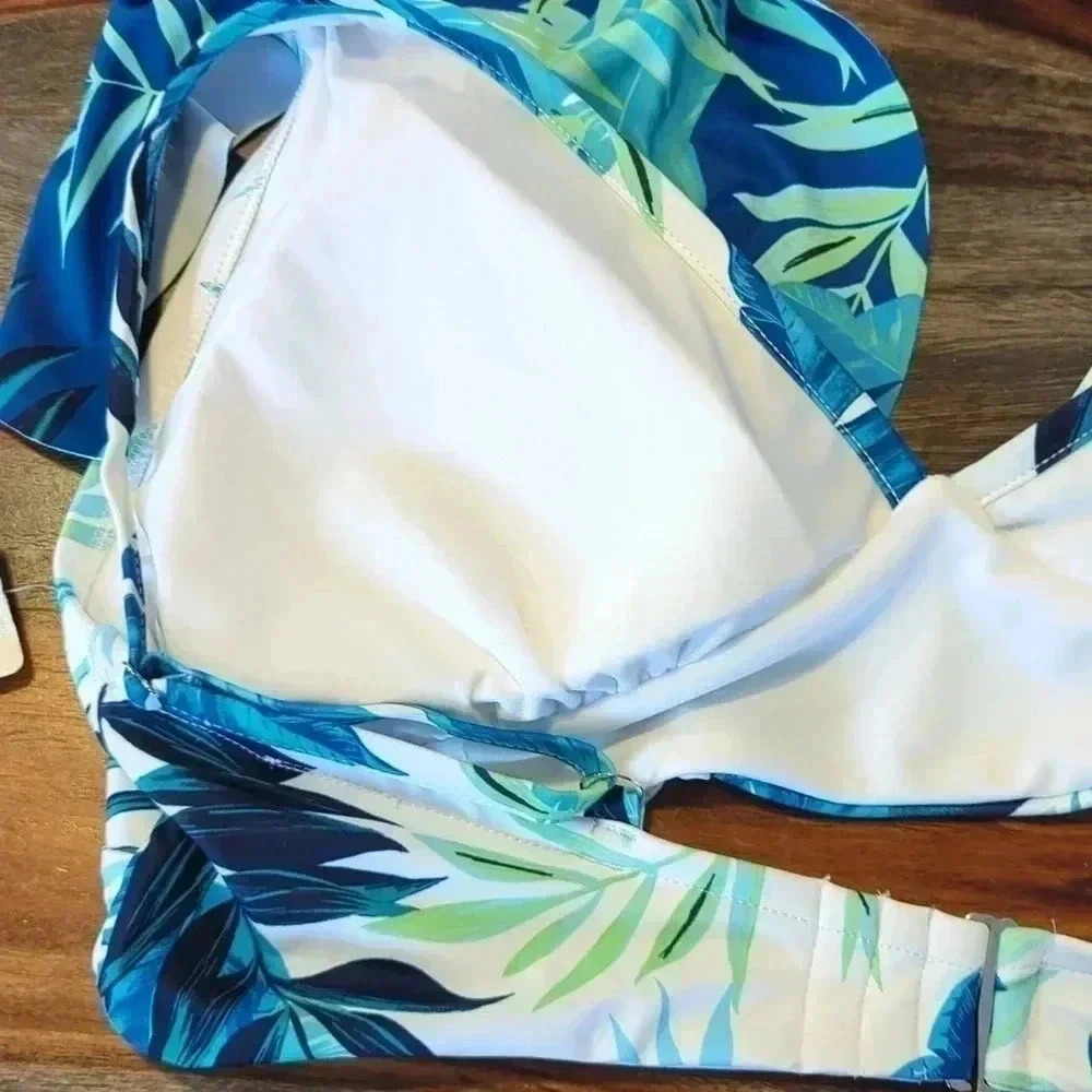 PEYTON & Parker women's tropical bikini top - Picture 6 of 9